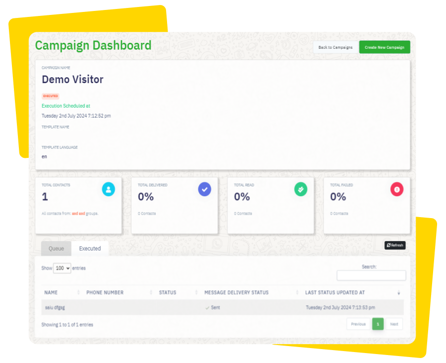 WhatsApp Campaign Management - Wapblaster